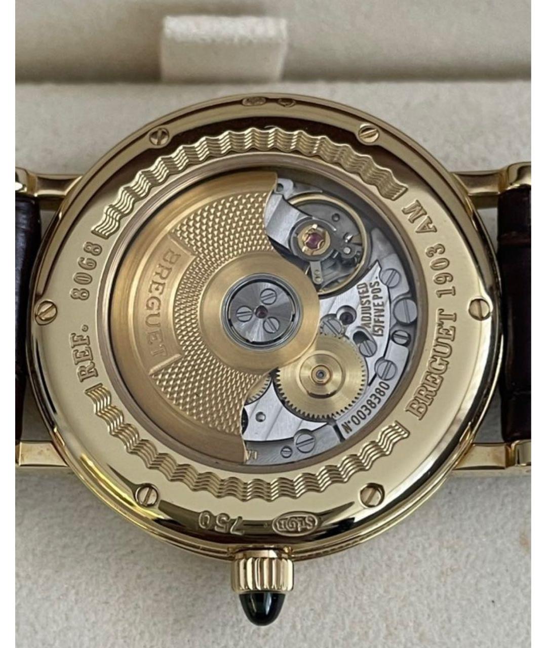 Breguet Коричневые часы из желтого золота, фото 2