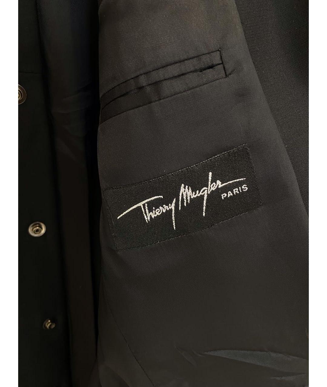 THIERRY MUGLER Черная шерстяная куртка, фото 7