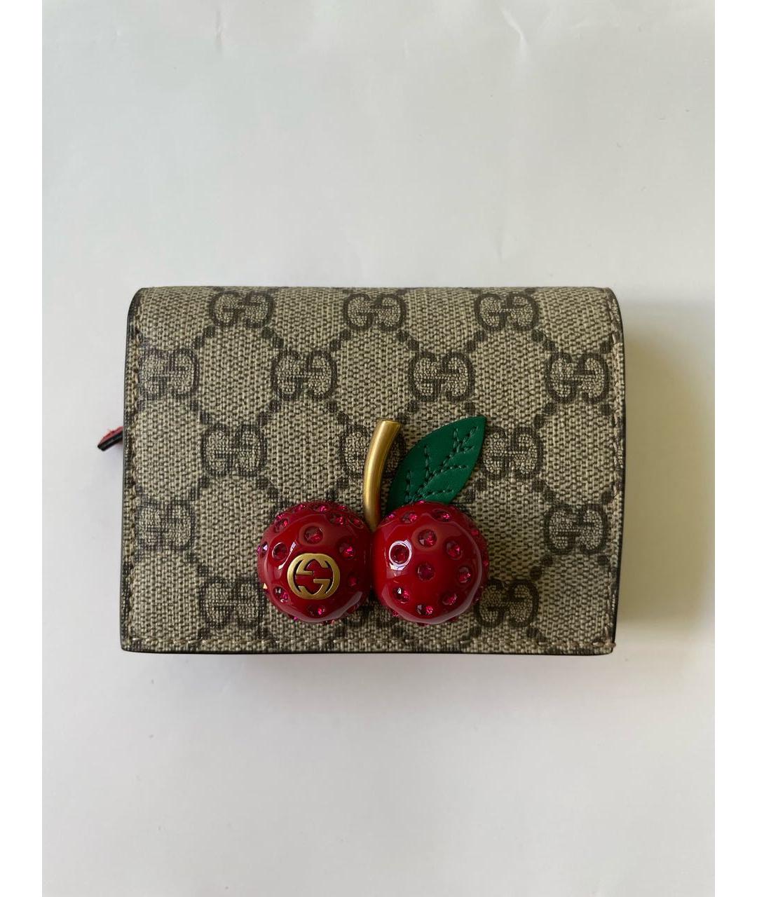 GUCCI Бежевый кошелек, фото 8