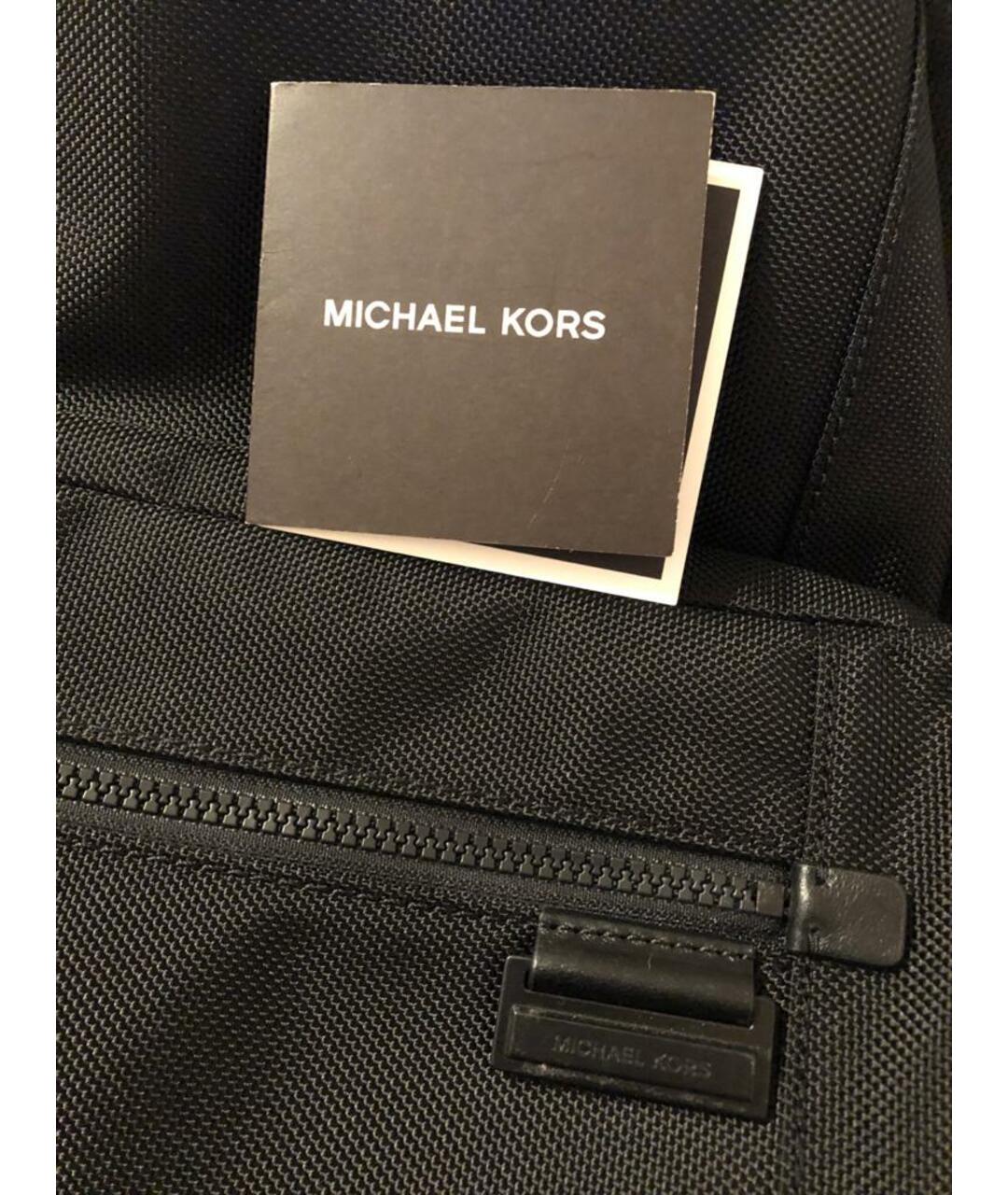 MICHAEL KORS Черный рюкзак, фото 7
