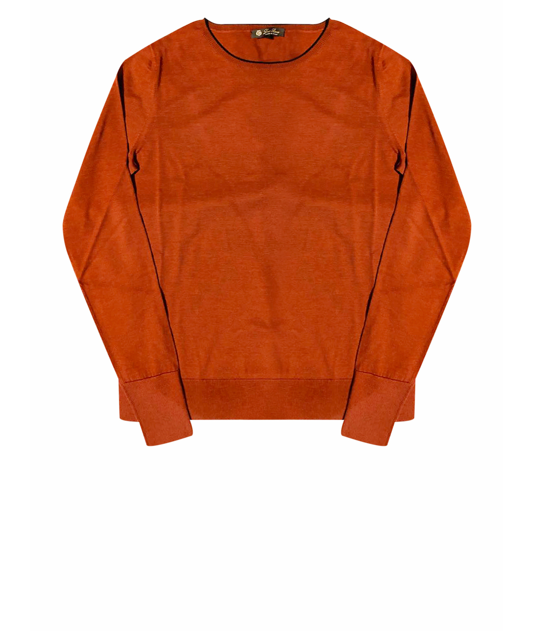 LORO PIANA Оранжевый шерстяной джемпер / свитер, фото 1