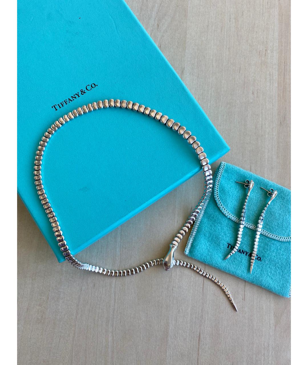 TIFFANY&CO Серебряное серебряное колье, фото 2