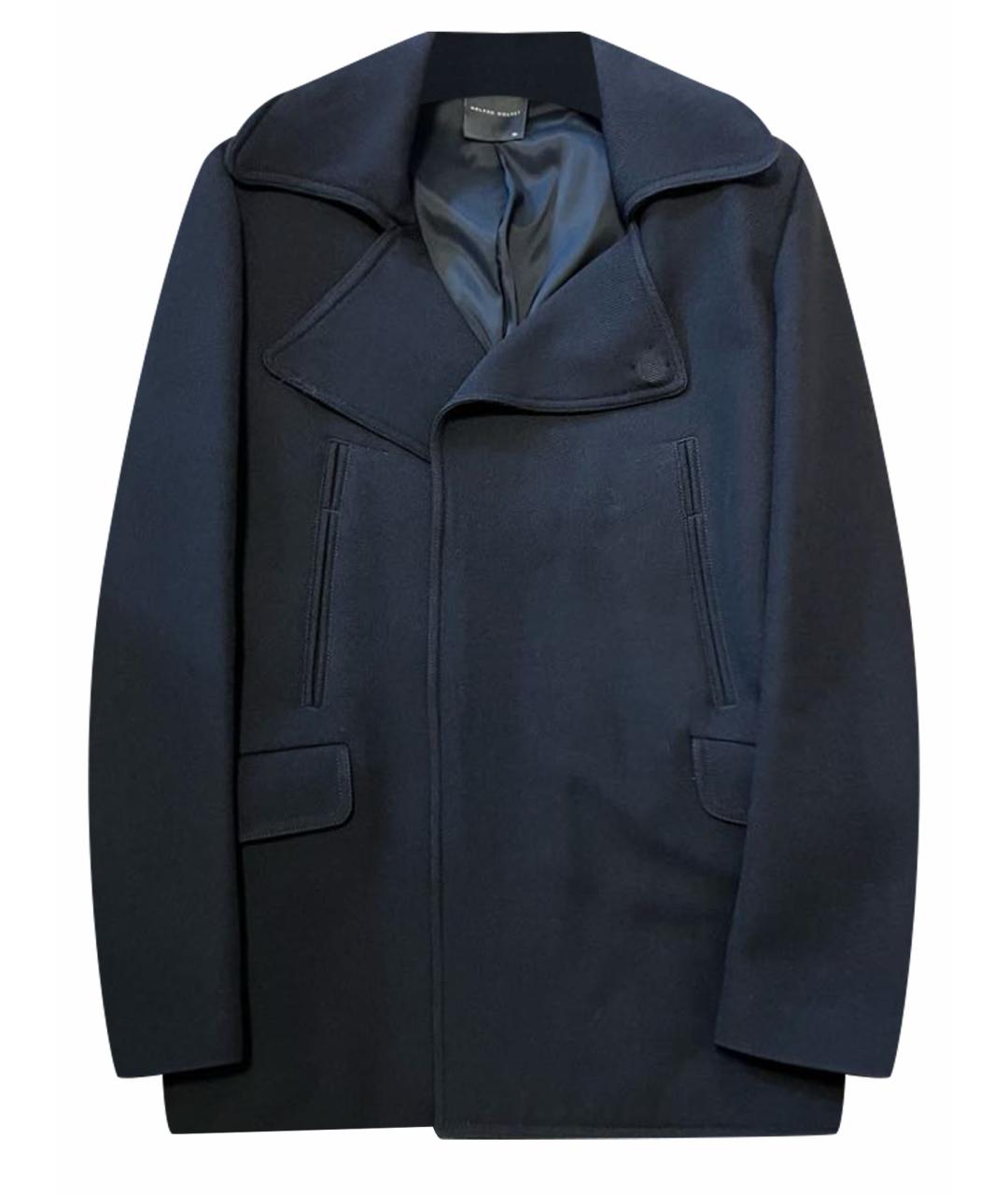 ROLAND MOURET Черное шерстяное пальто, фото 1