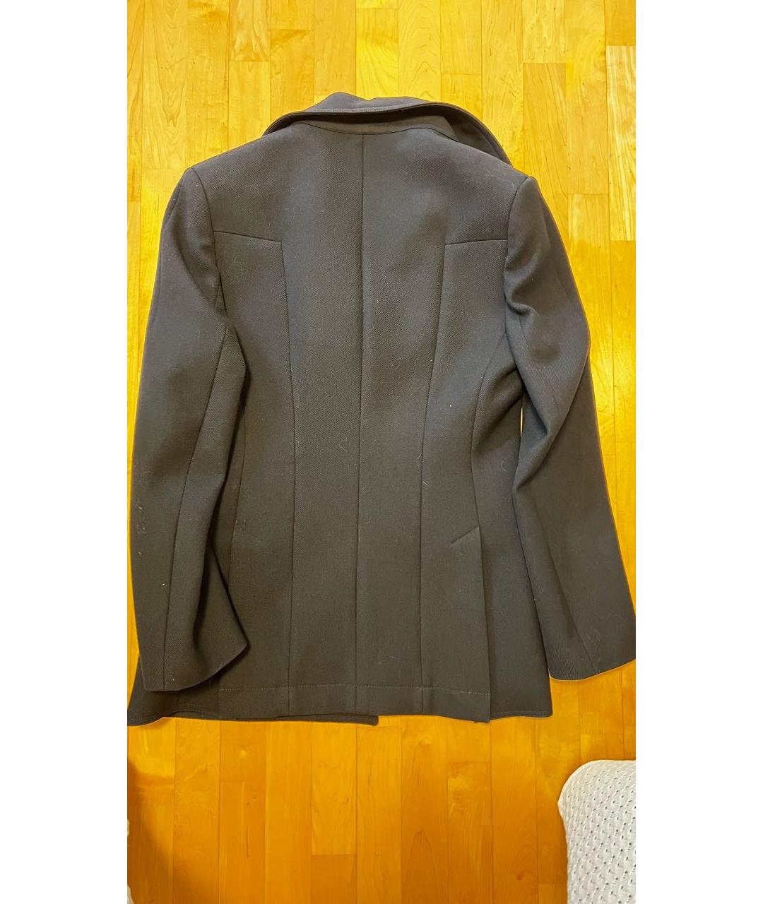 ROLAND MOURET Черное шерстяное пальто, фото 2