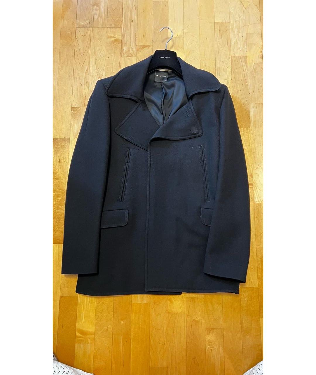 ROLAND MOURET Черное шерстяное пальто, фото 9