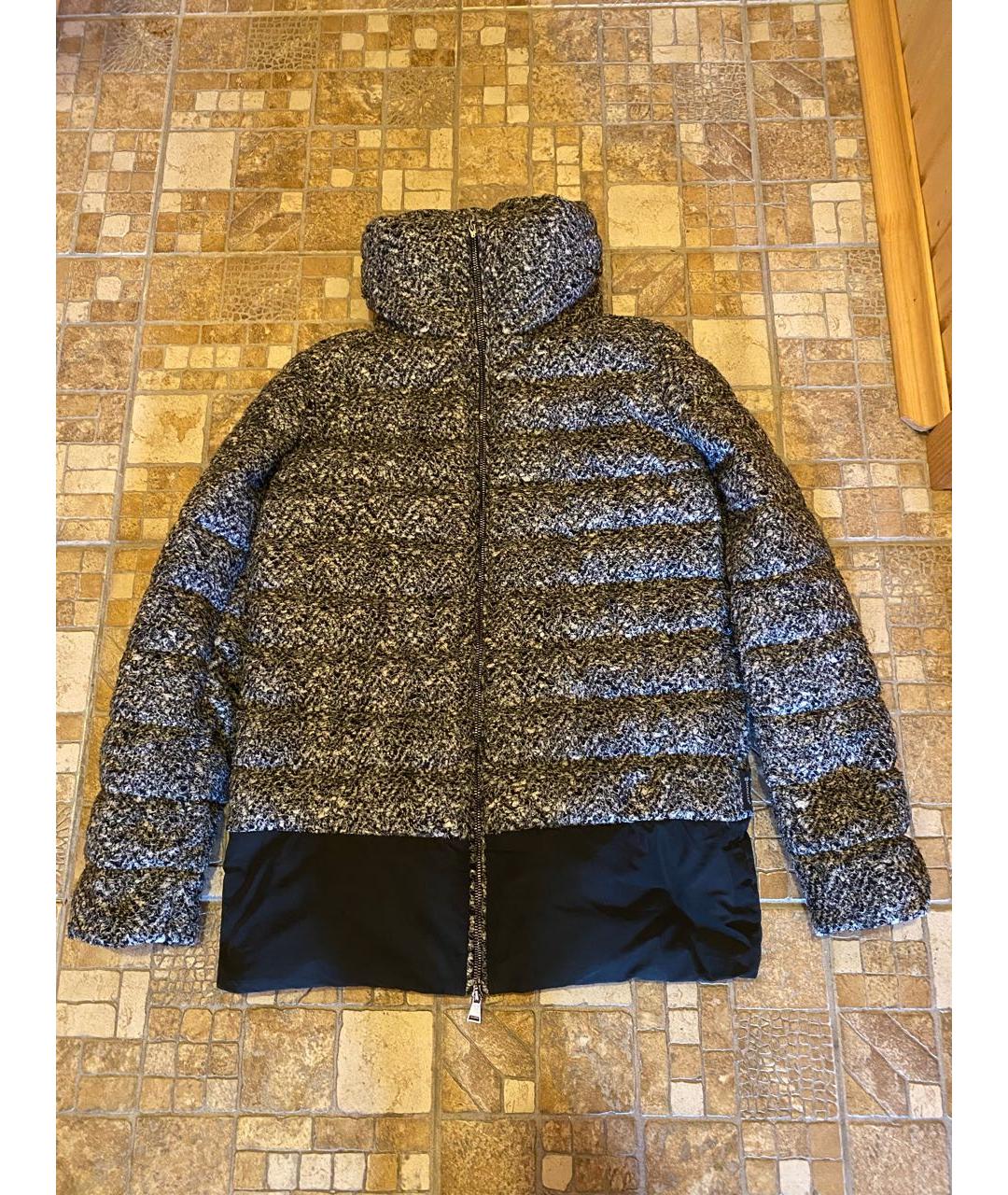 MONCLER Черный пуховик, фото 9