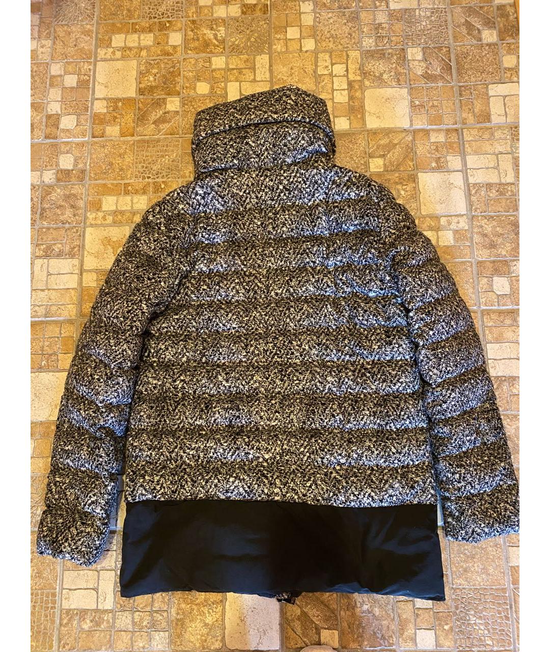 MONCLER Черный пуховик, фото 3