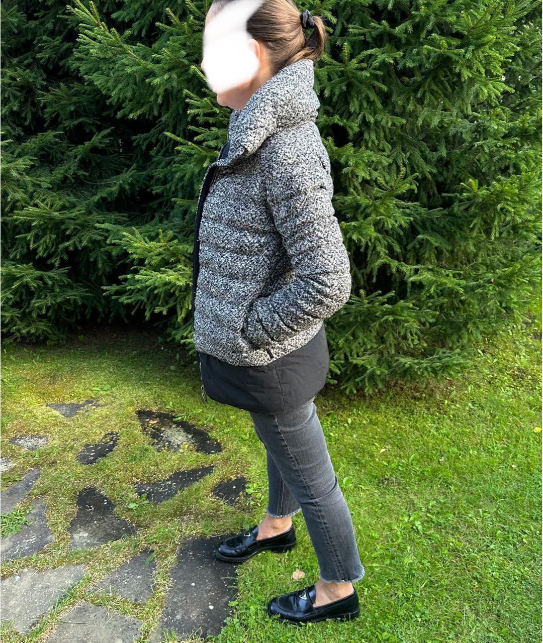 MONCLER Черный пуховик, фото 7
