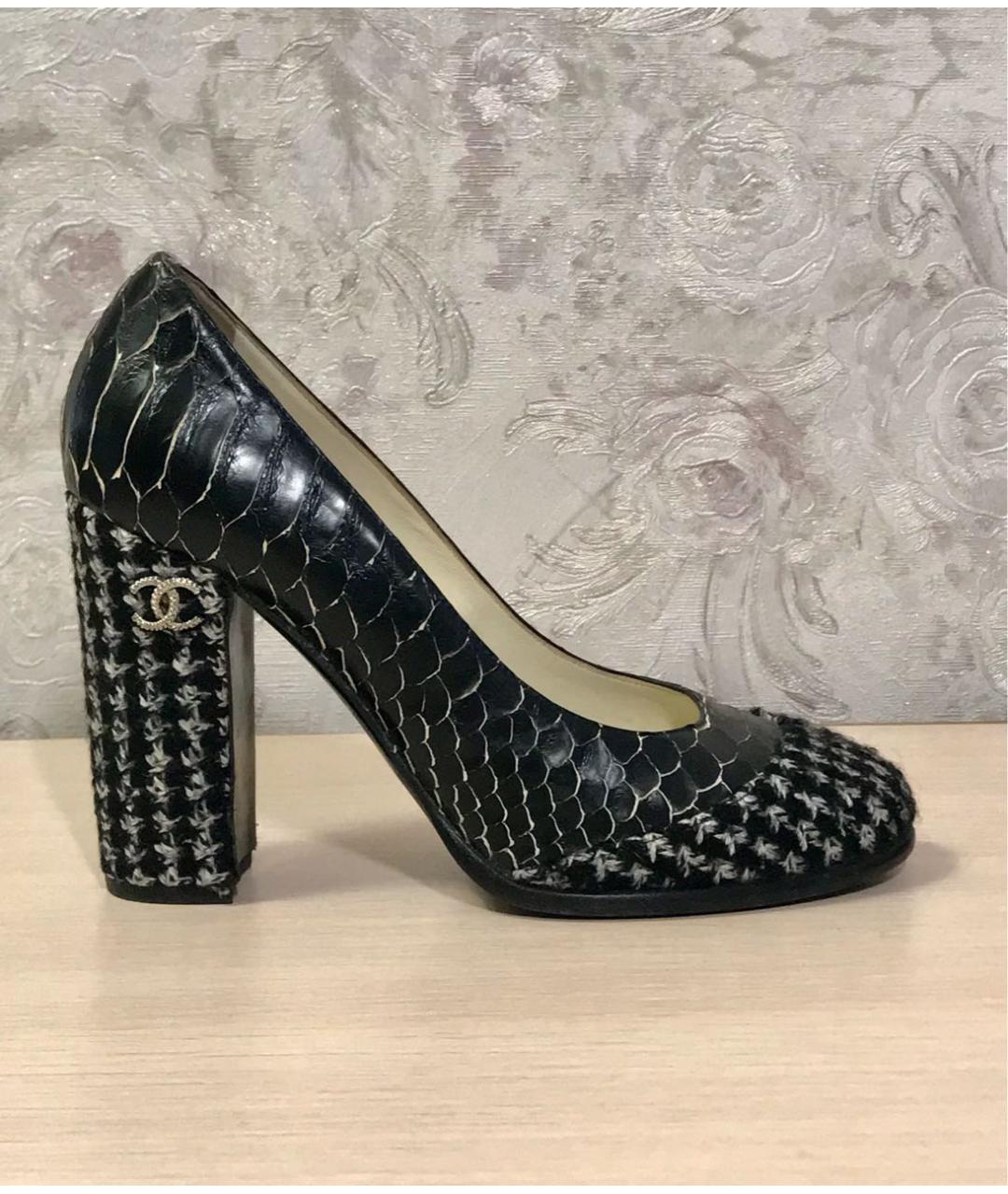 CHANEL PRE-OWNED Мульти туфли из экзотической кожи, фото 9