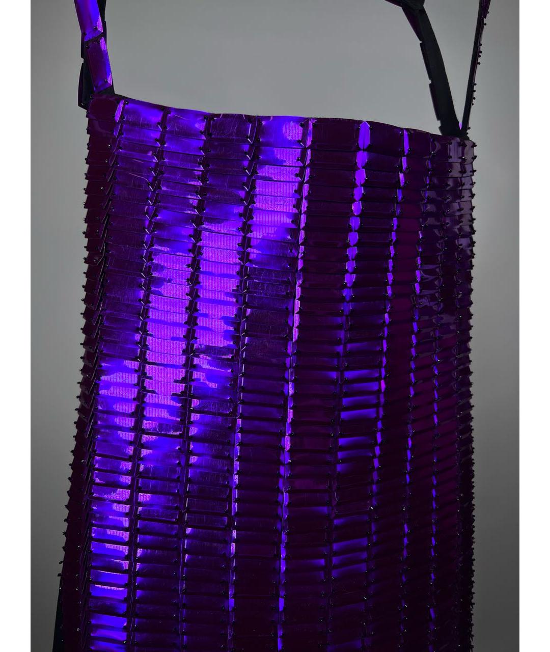 THE ATTICO Фиолетовое коктейльное платье, фото 4