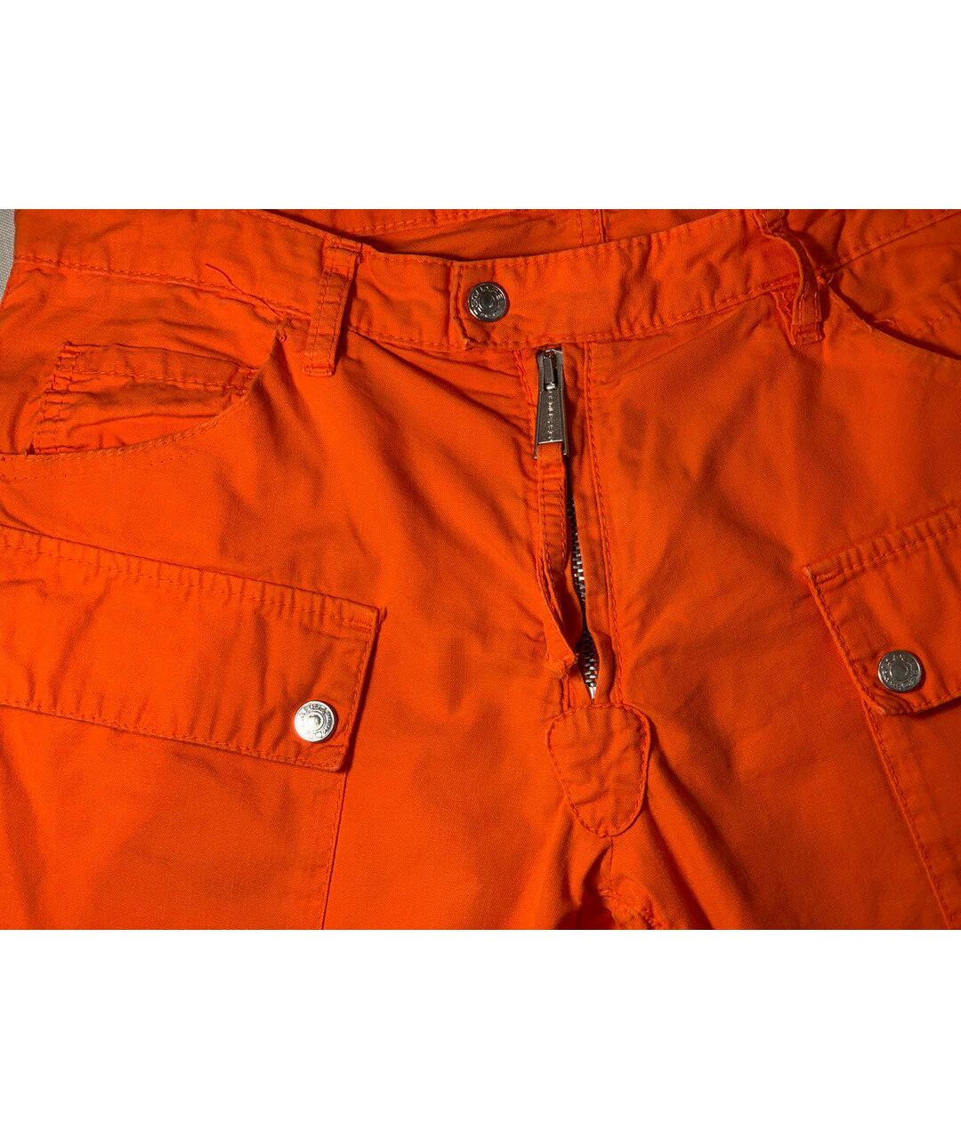 DSQUARED2 Оранжевое хлопковые джинсы, фото 4