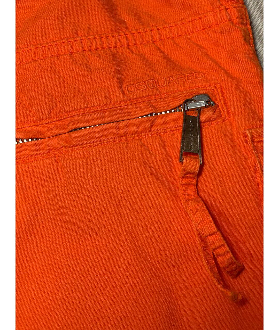 DSQUARED2 Оранжевое хлопковые джинсы, фото 6