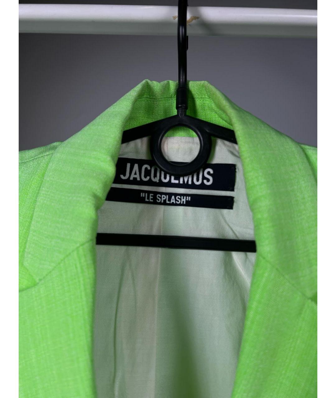 JACQUEMUS Зеленый жакет/пиджак, фото 3