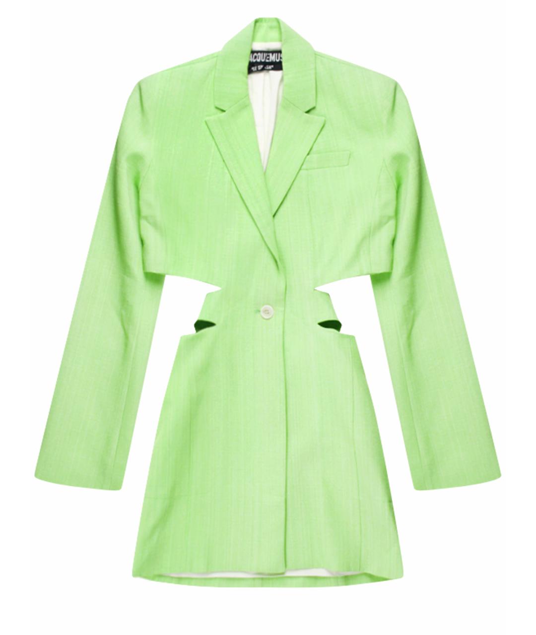 JACQUEMUS Зеленый жакет/пиджак, фото 1