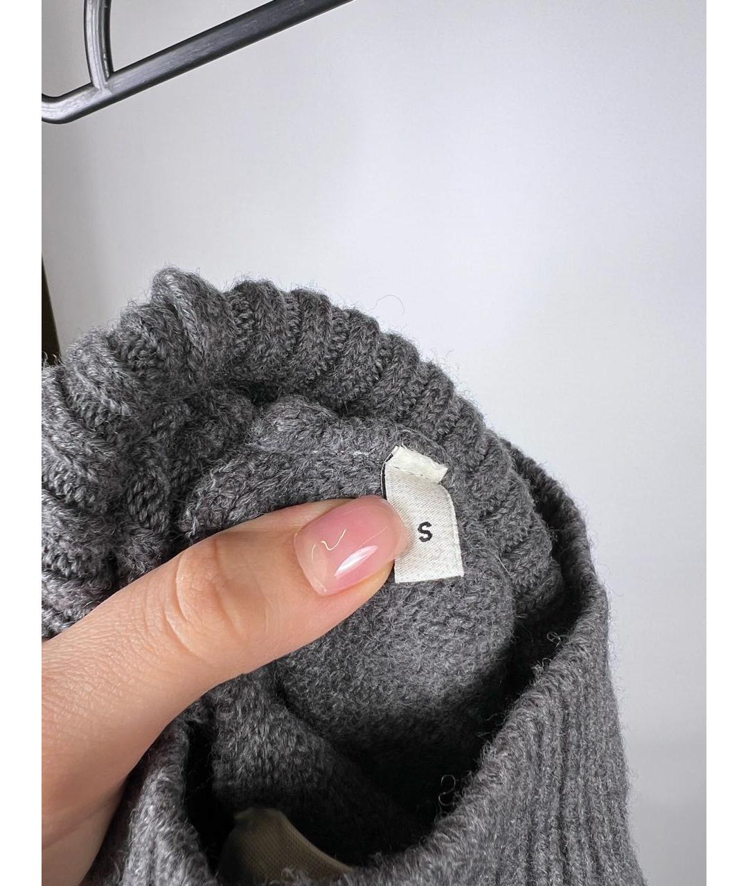 AMI ALEXANDRE MATTIUSSI Серый джемпер / свитер, фото 6