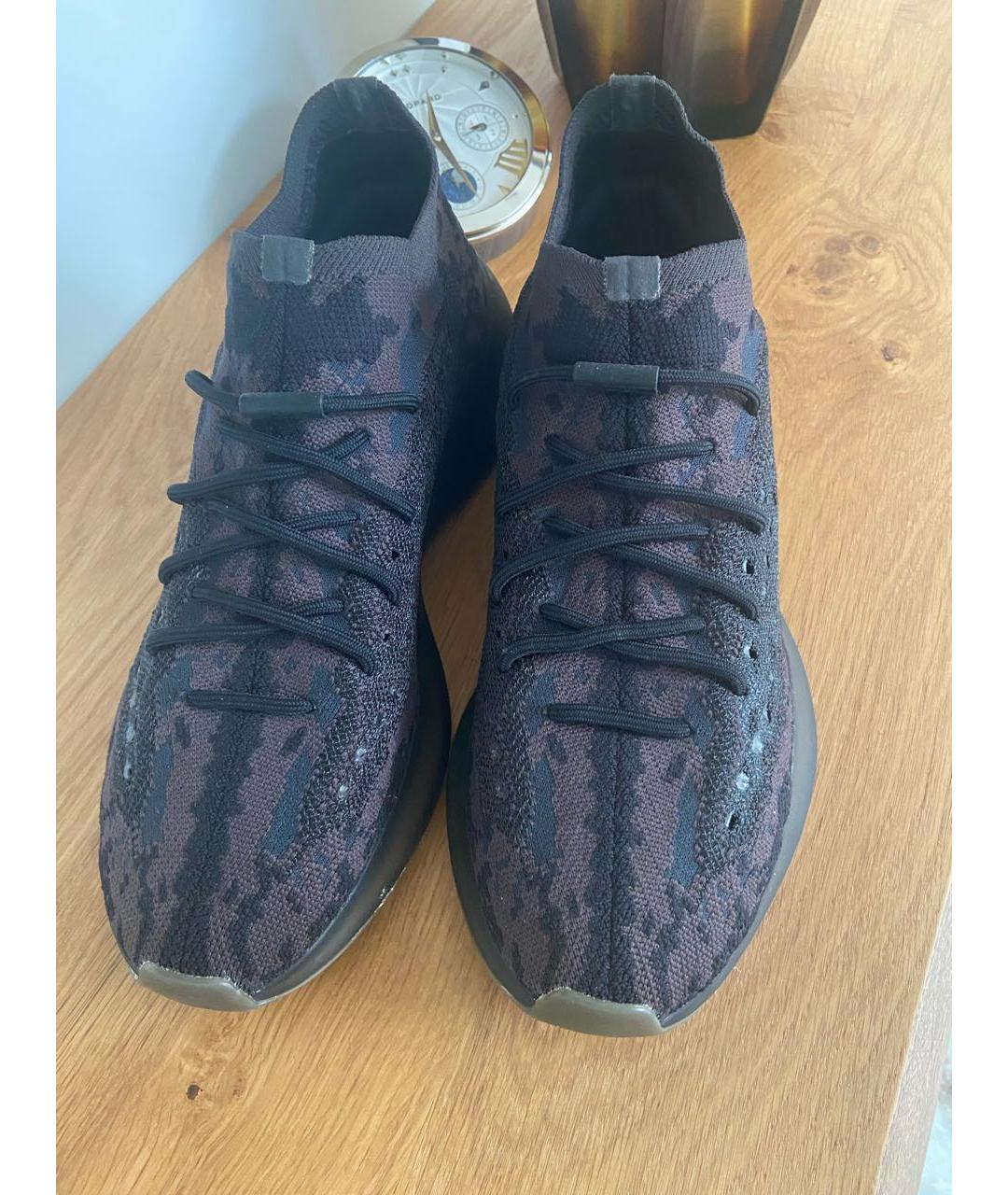 ADIDAS YEEZY Коричневые низкие кроссовки / кеды, фото 2