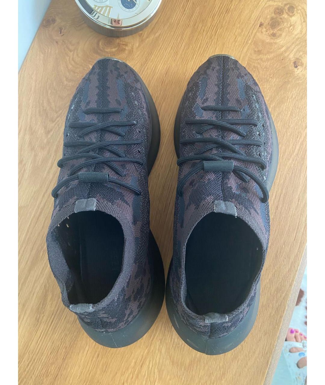 ADIDAS YEEZY Коричневые низкие кроссовки / кеды, фото 3
