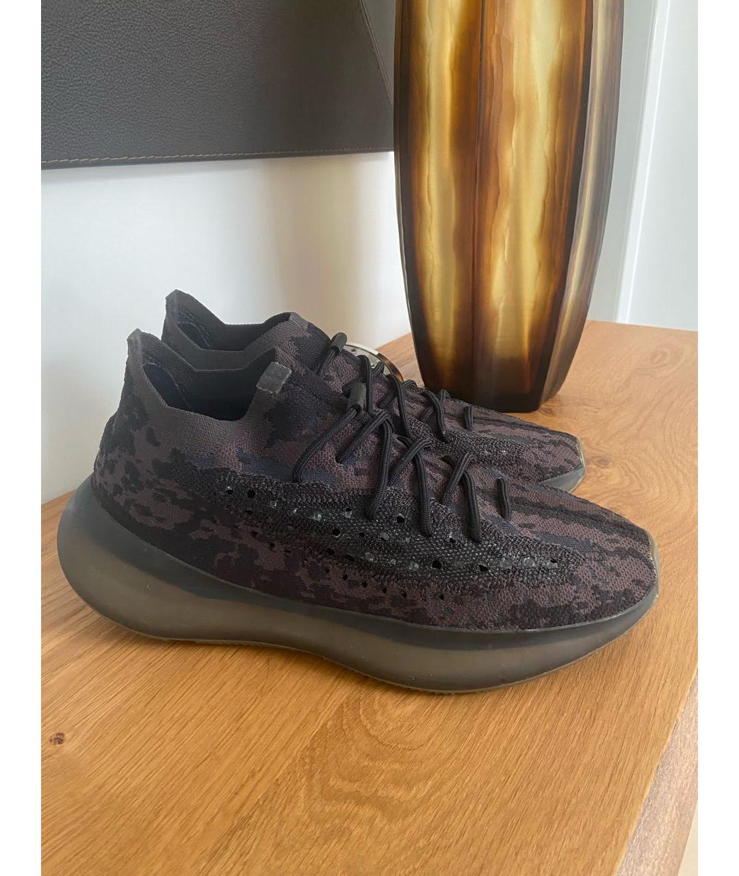 ADIDAS YEEZY Коричневые низкие кроссовки / кеды, фото 7
