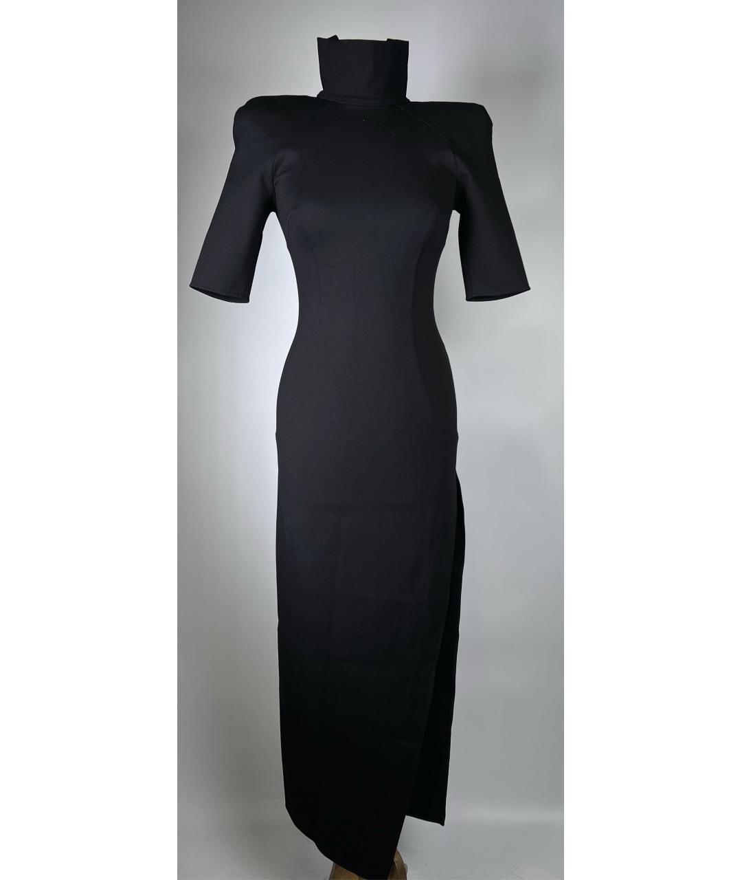 THE ATTICO Черное вечернее платье, фото 5