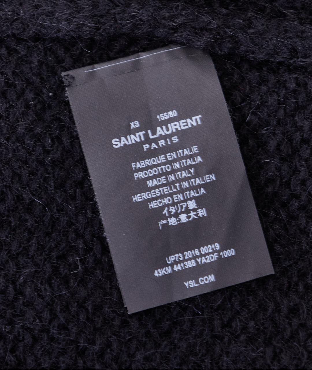 SAINT LAURENT Черный джемпер / свитер, фото 6