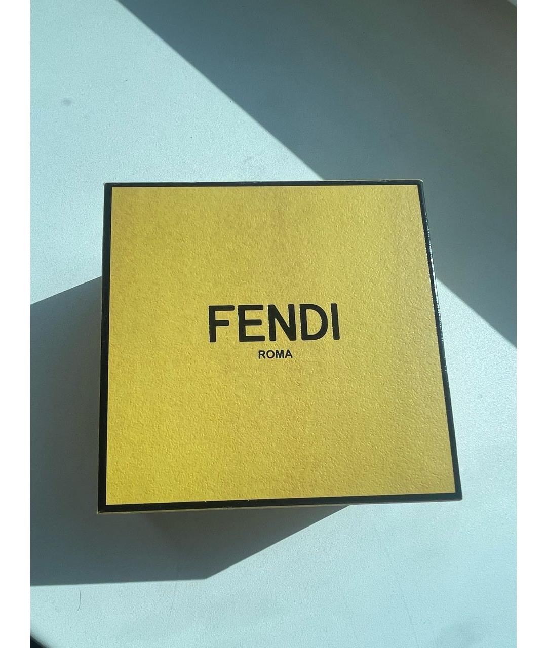 FENDI Золотой латунный браслет, фото 4