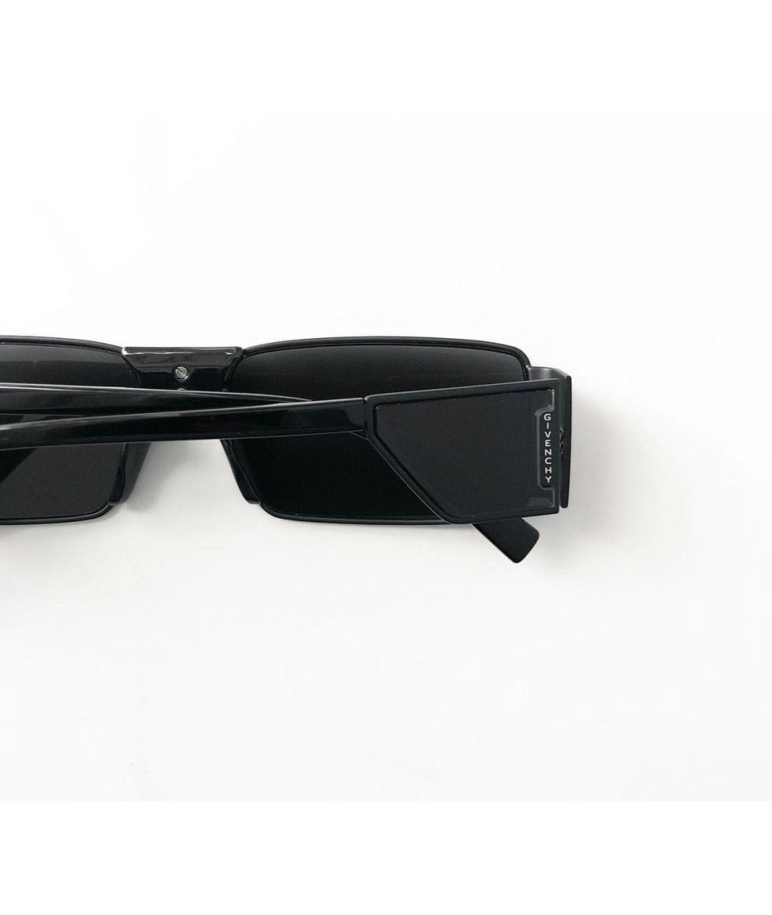 GIVENCHY Черные металлические солнцезащитные очки, фото 4