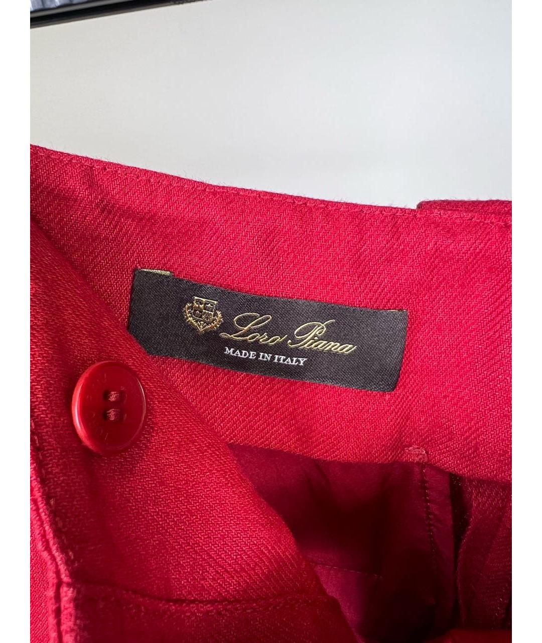 LORO PIANA Красный костюм с брюками, фото 7