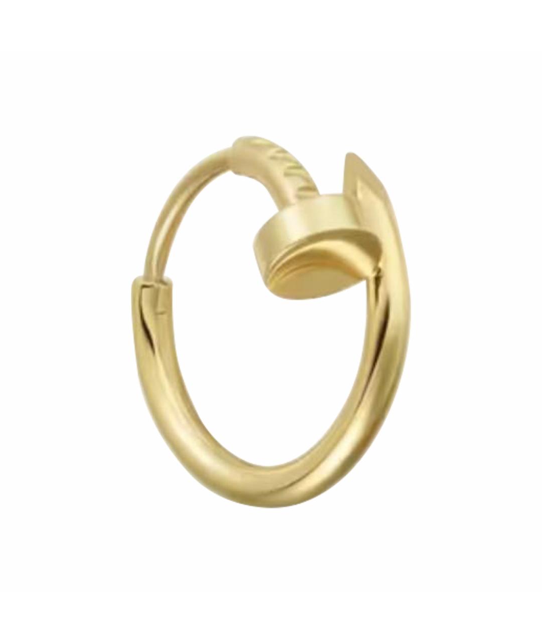 CARTIER Золотые серьги из желтого золота, фото 1