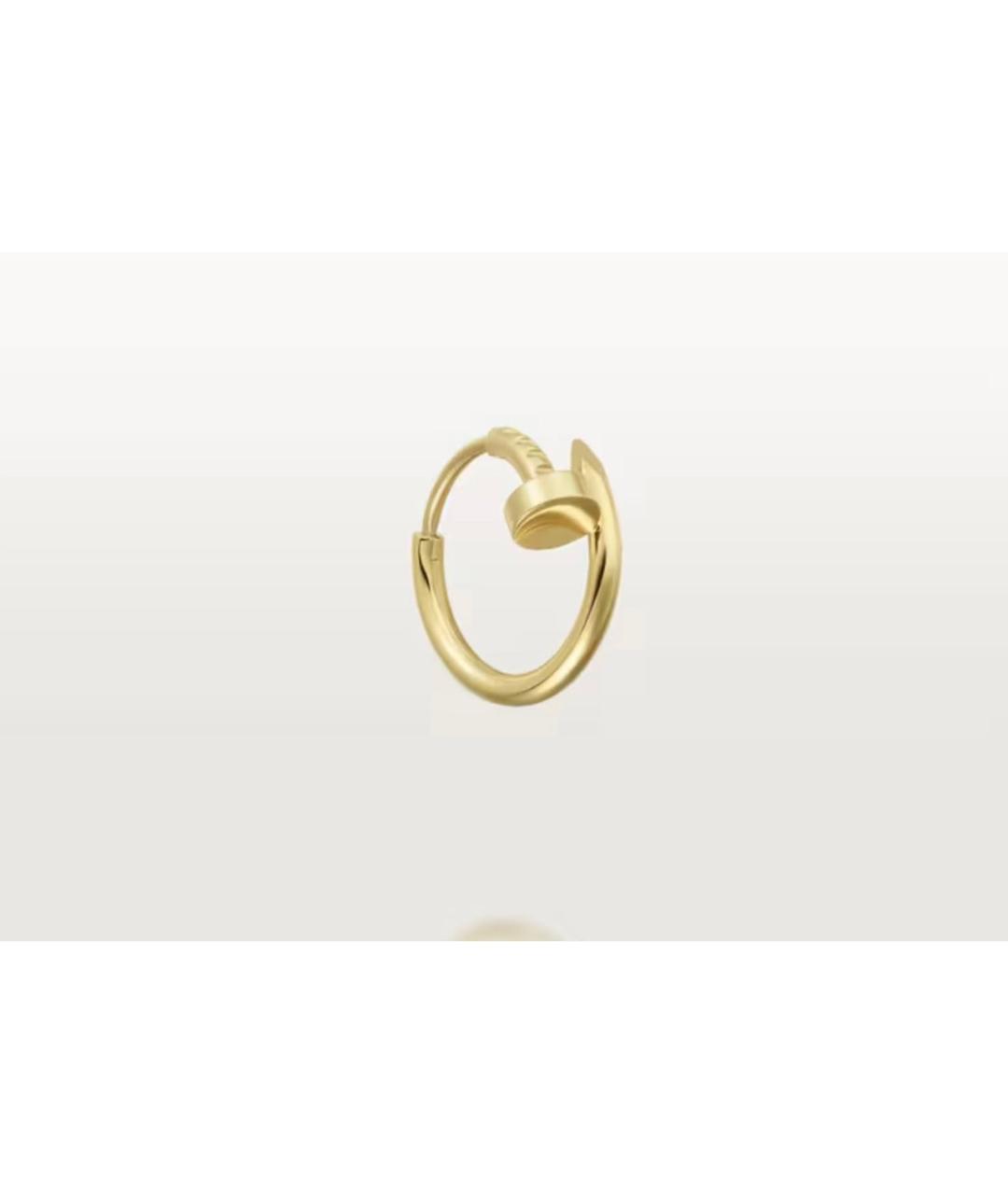 CARTIER Золотые серьги из желтого золота, фото 5