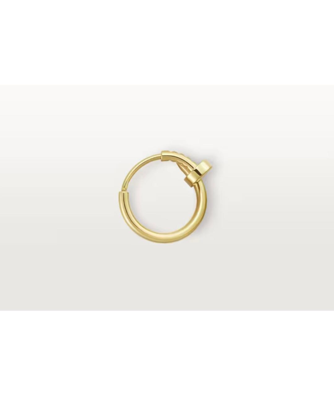 CARTIER Золотые серьги из желтого золота, фото 2