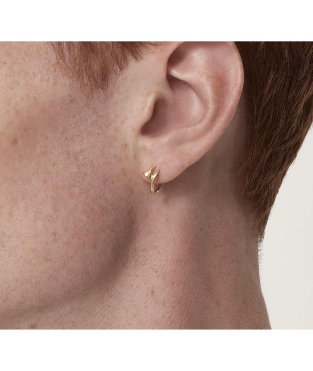 CARTIER Золотые серьги из желтого золота, фото 4