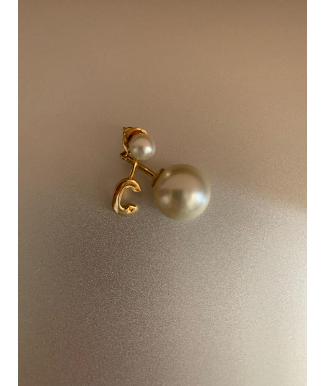 CHRISTIAN DIOR Желтые серьги, фото 4