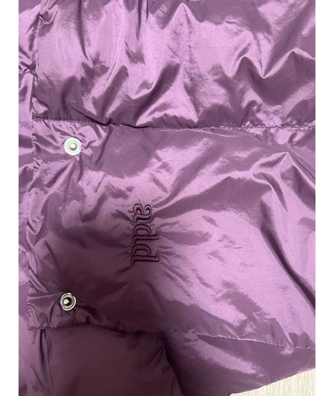 ADD Фиолетовый полиэстеровый пуховик, фото 4