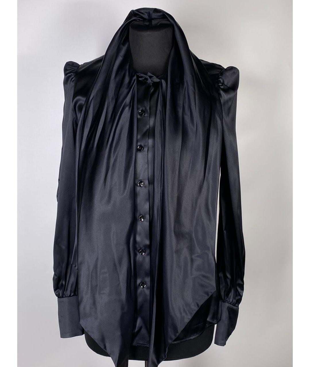 SAINT LAURENT Черная блузы, фото 5