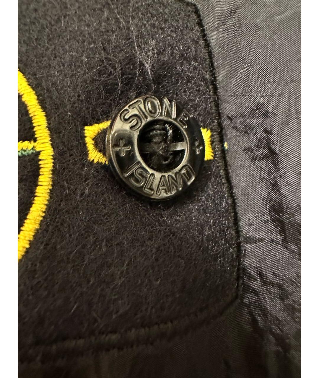 STONE ISLAND Черные повседневные брюки, фото 3