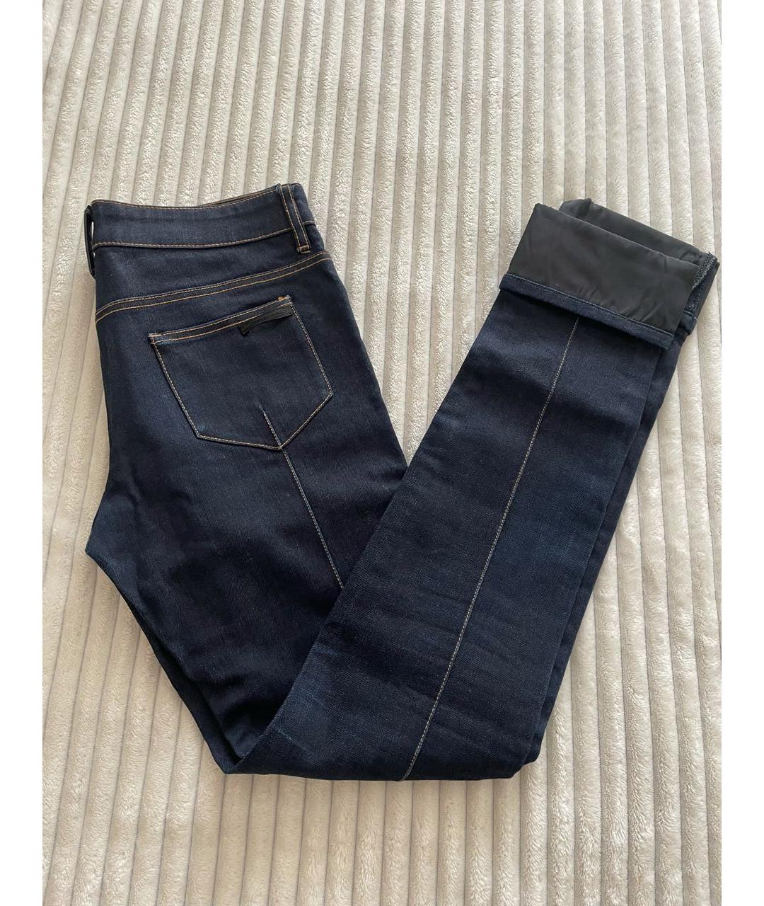 PRADA Темно-синие джинсы слим, фото 7