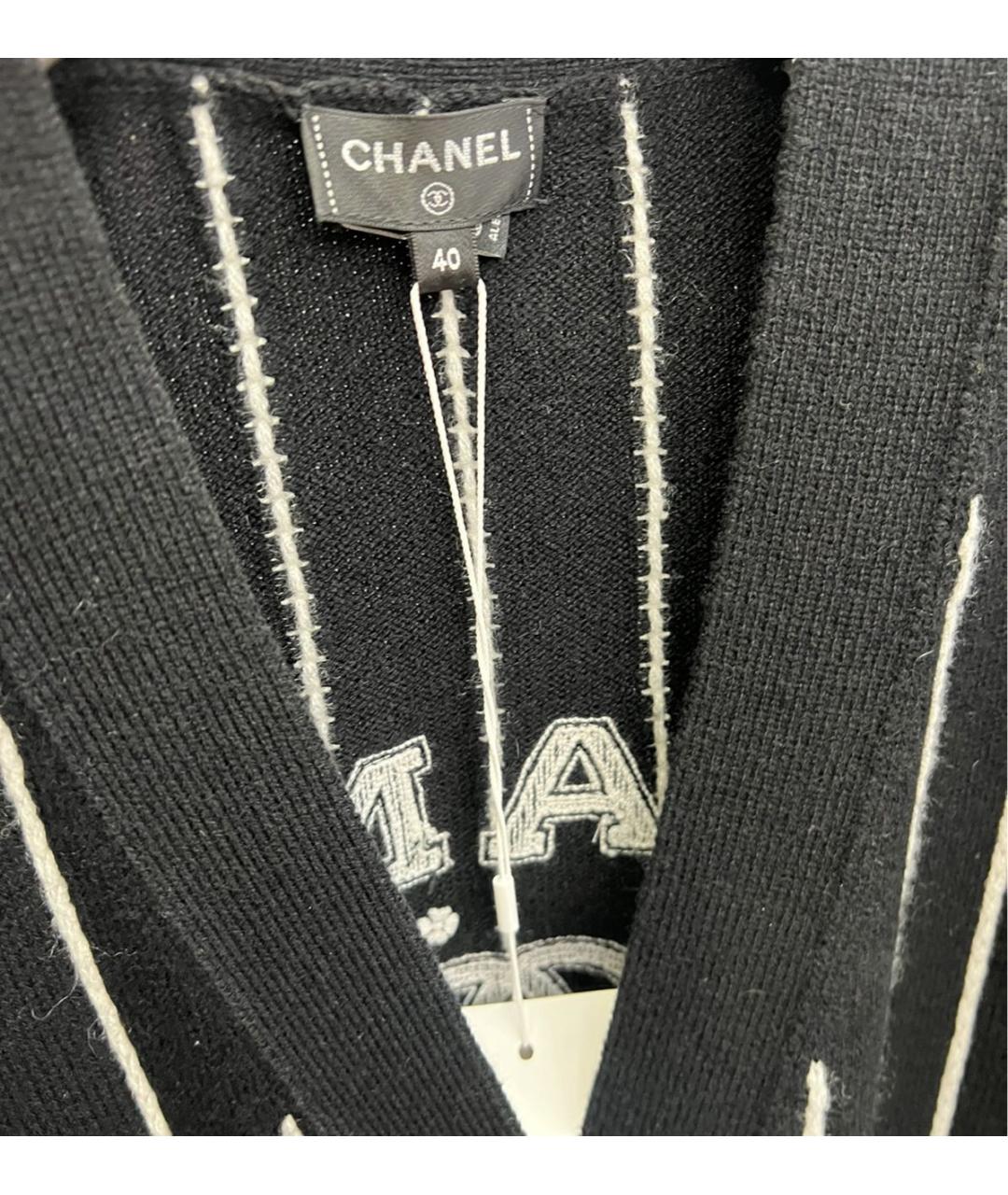CHANEL Черный кардиган, фото 3