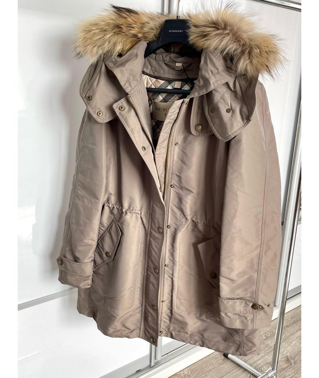 BURBERRY Хаки полиэстеровая парка, фото 9