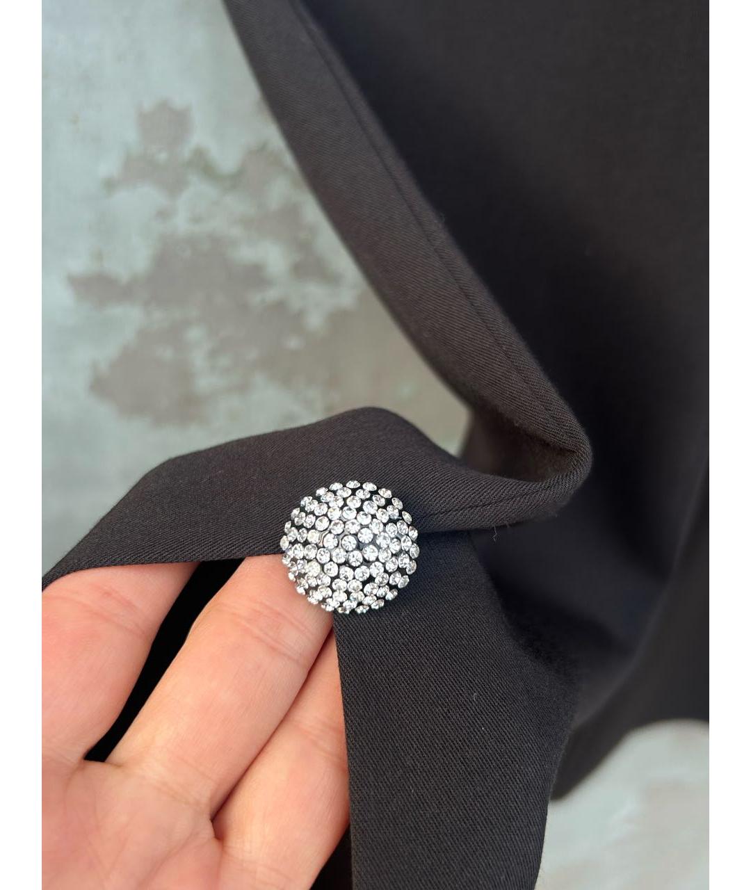 TWIN-SET Черные прямые брюки, фото 6