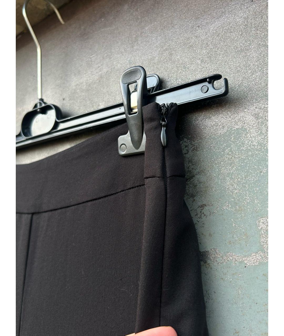 TWIN-SET Черные прямые брюки, фото 4