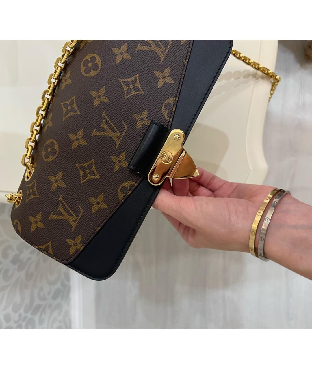 LOUIS VUITTON Коричневая сумка через плечо, фото 4