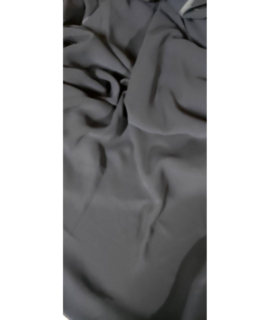 EDWARD ACHOUR PARIS Черная полиэстеровая юбка миди, фото 3