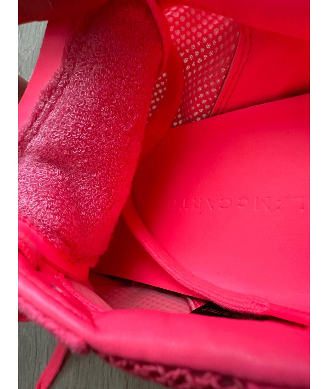 STELLA MCCARTNEY Розовые замшевые кроссовки, фото 4