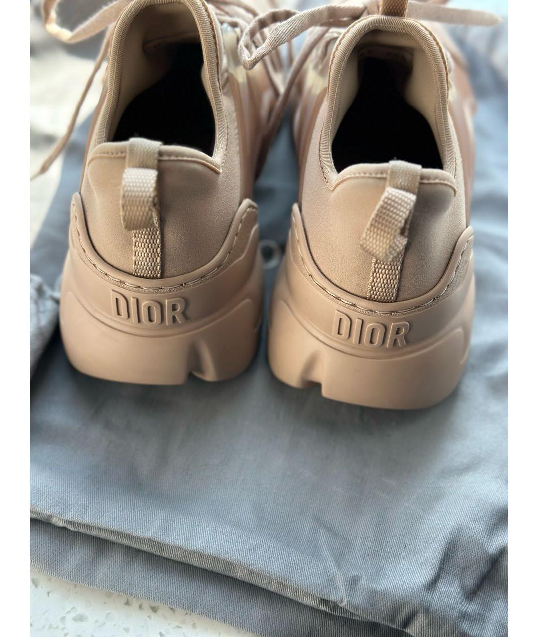 CHRISTIAN DIOR PRE-OWNED Бежевые кроссовки, фото 4