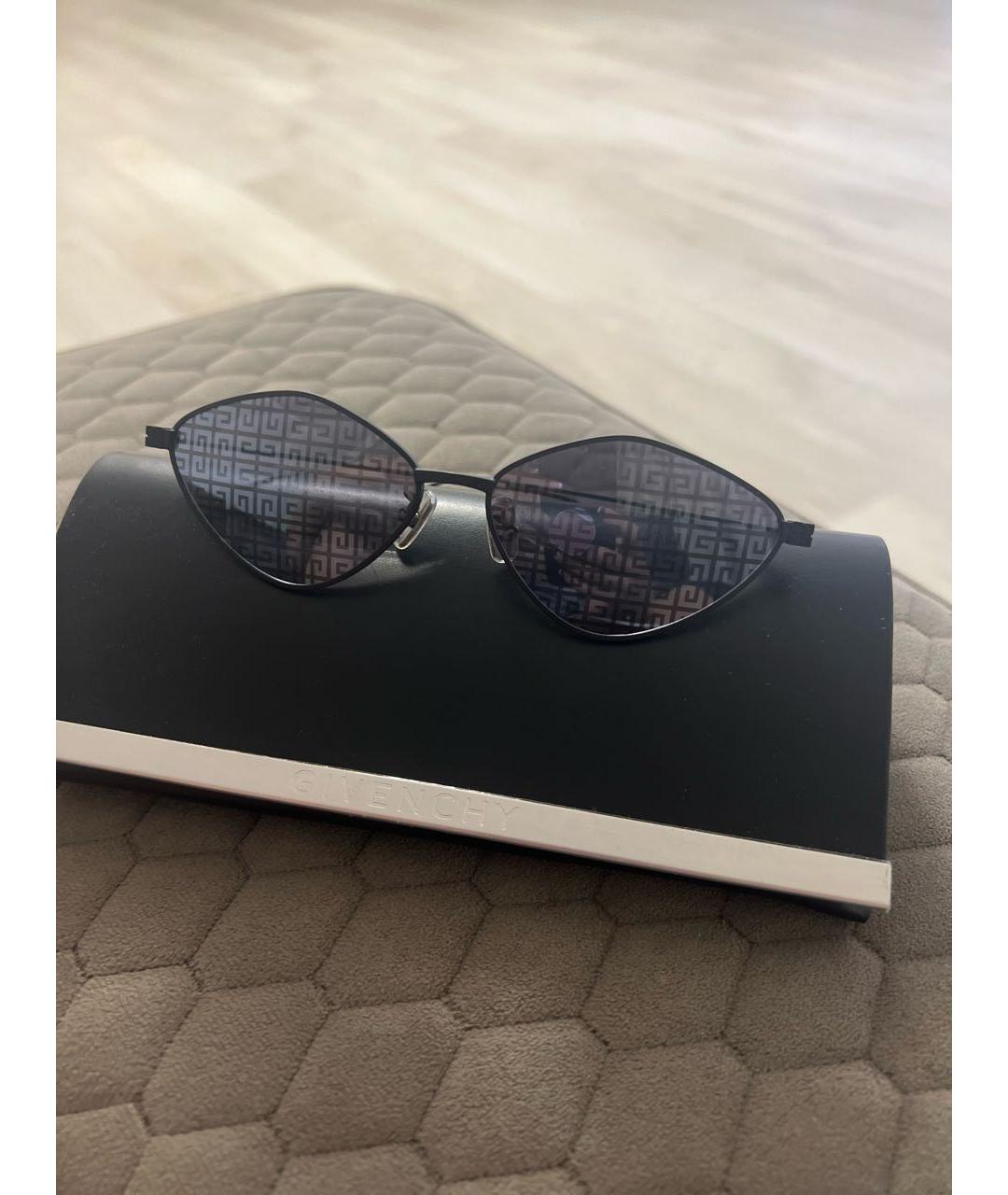 GIVENCHY Черные пластиковые солнцезащитные очки, фото 3