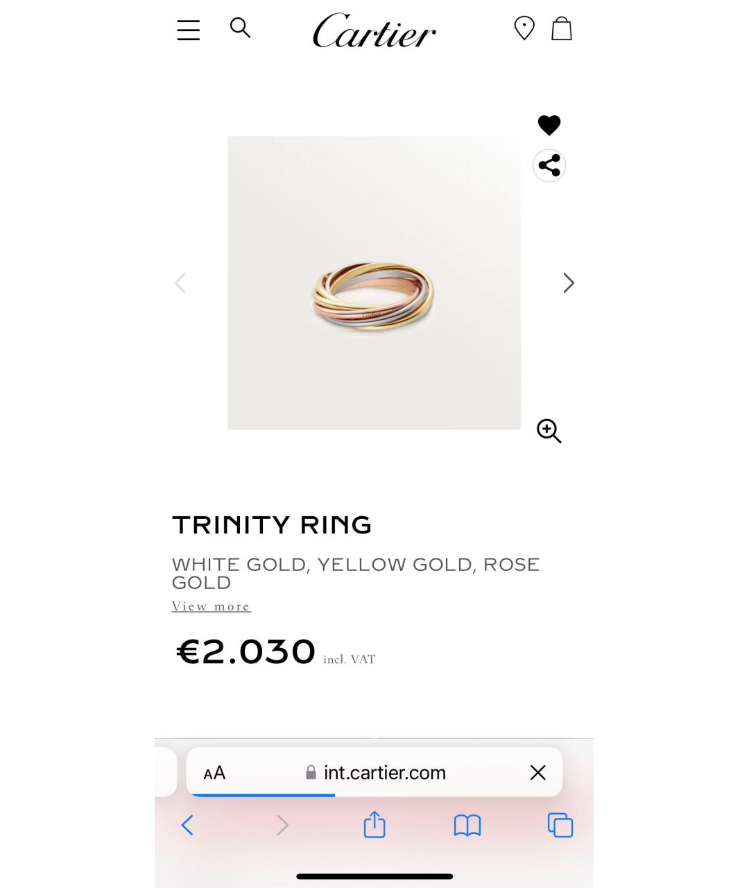 CARTIER Золотое кольцо из желтого золота, фото 4