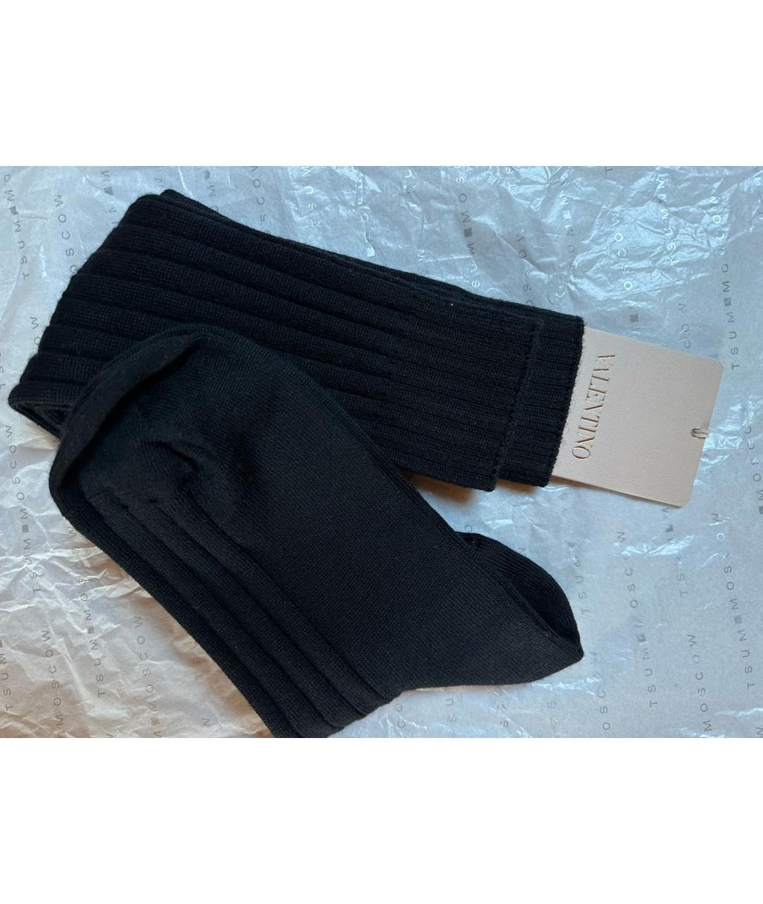 VALENTINO Черные носки, чулки и колготы, фото 6