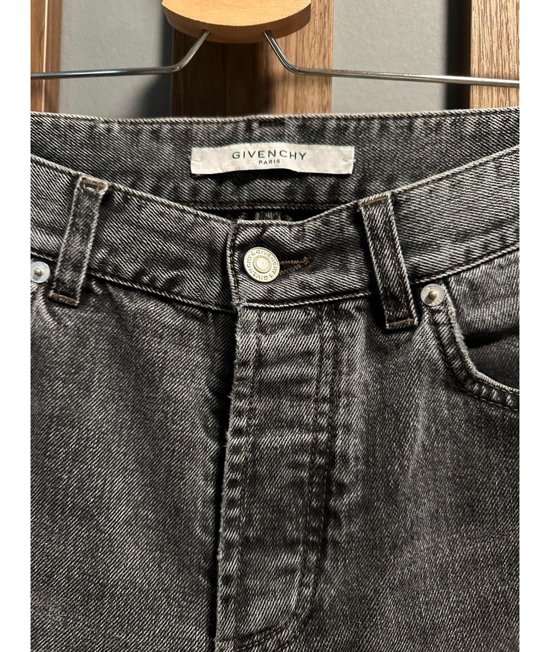 GIVENCHY Серые хлопковые джинсы, фото 2