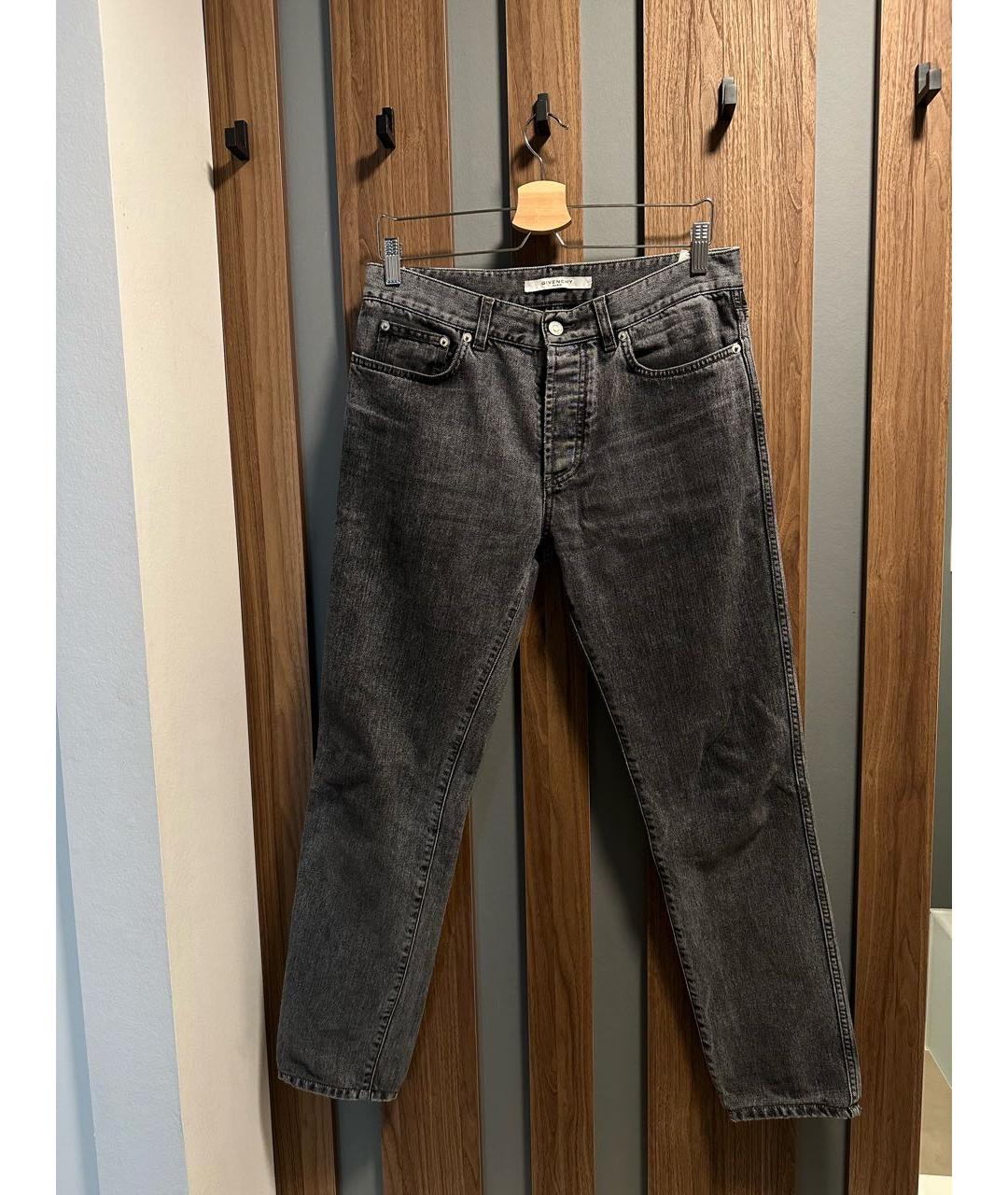 GIVENCHY Серые хлопковые джинсы, фото 3