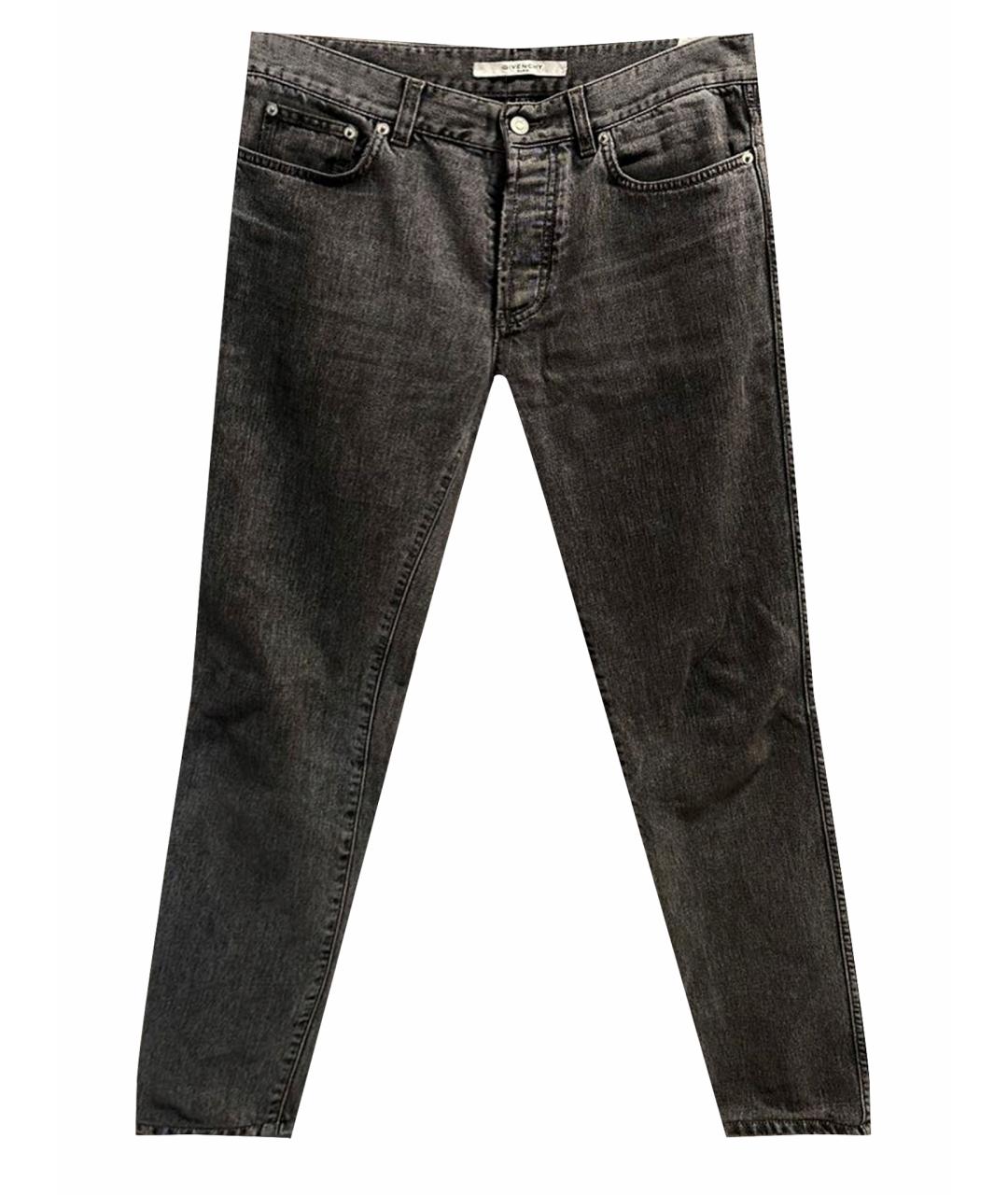 GIVENCHY Серые хлопковые джинсы, фото 1